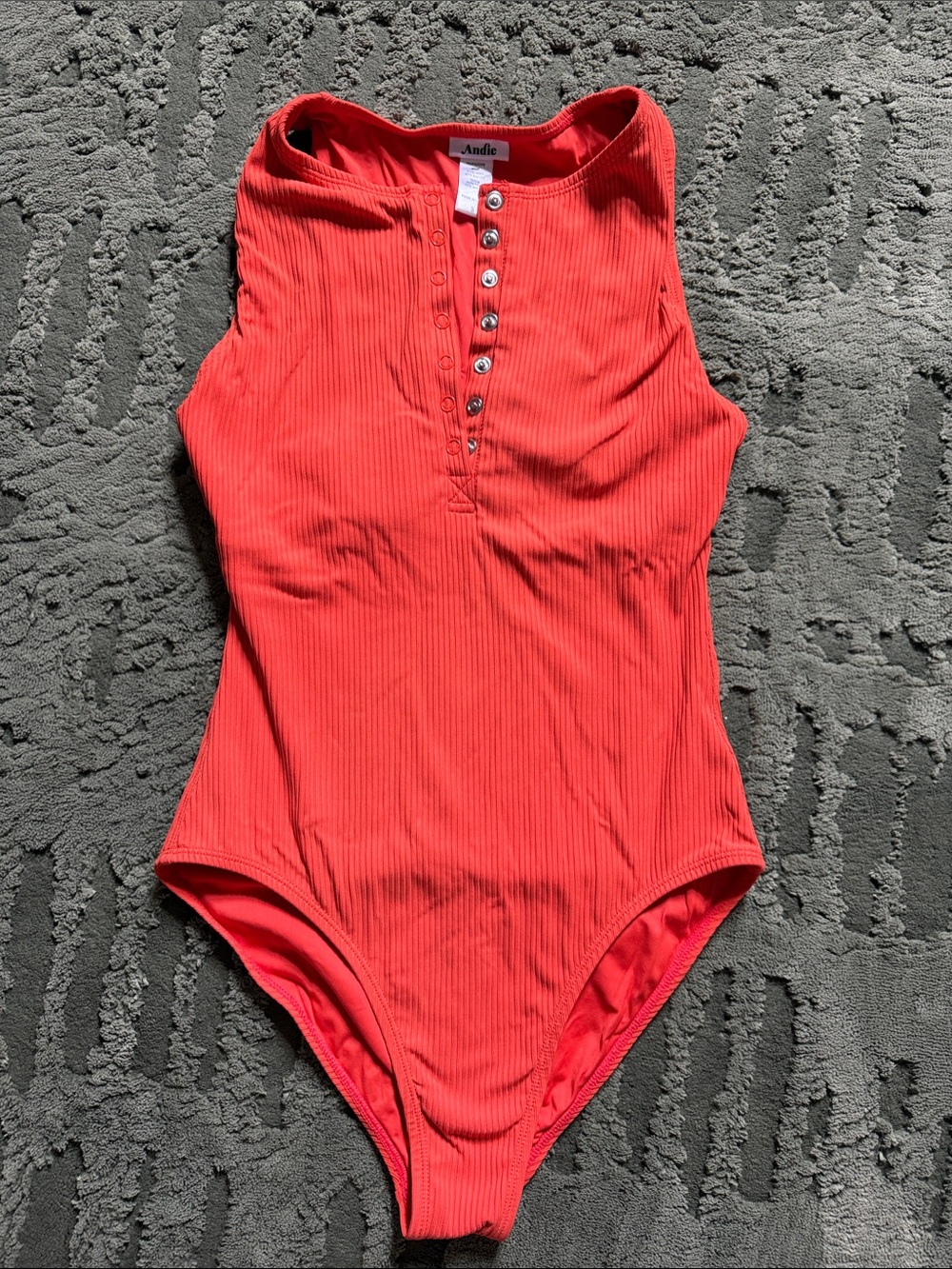 Andie Malibu Ribbed One-Piece Swimsuit - Picture 2 of 7